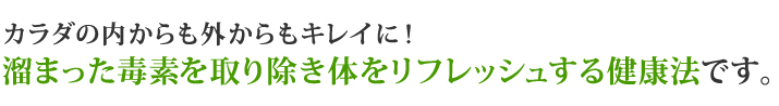 リバウンドしないダイエット方法の中身